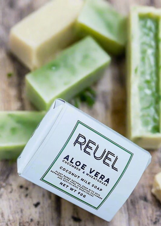 Aloe Vera with Cucumber and Wheatgrass Soap