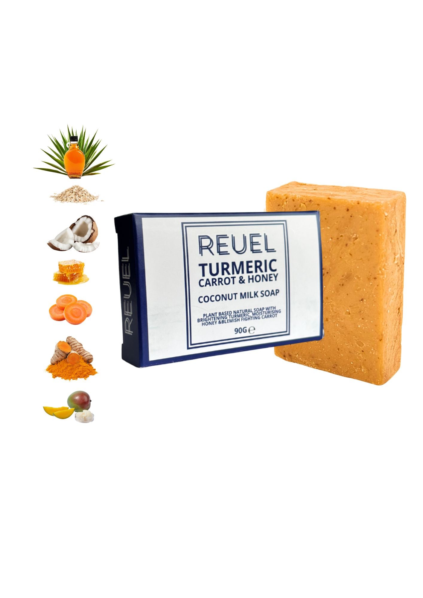 Turmeric with Honey and Carrot Soap