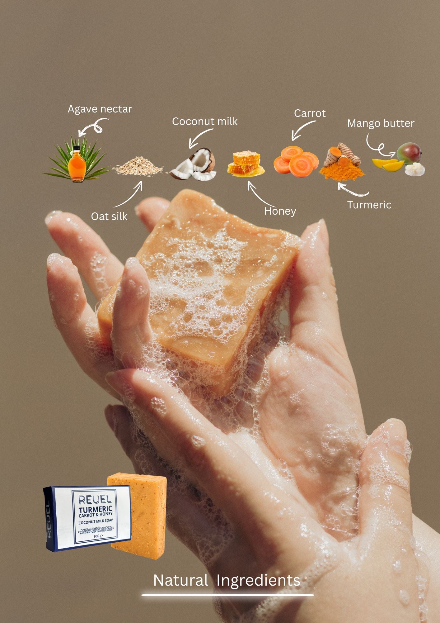 Turmeric with Honey and Carrot Soap